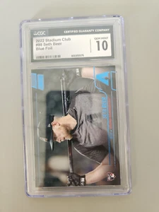 2022 Stadium Club #98 Seth Beer Blue Foil CGC 10 GEM MINT - Picture 1 of 3
