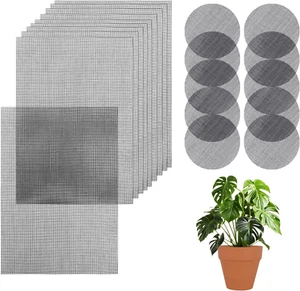 20Stk Bonsai Gitter Garten Drainage Mesh, Verhindert Bodenverlust Blumentopfloch - Bild 1 von 7