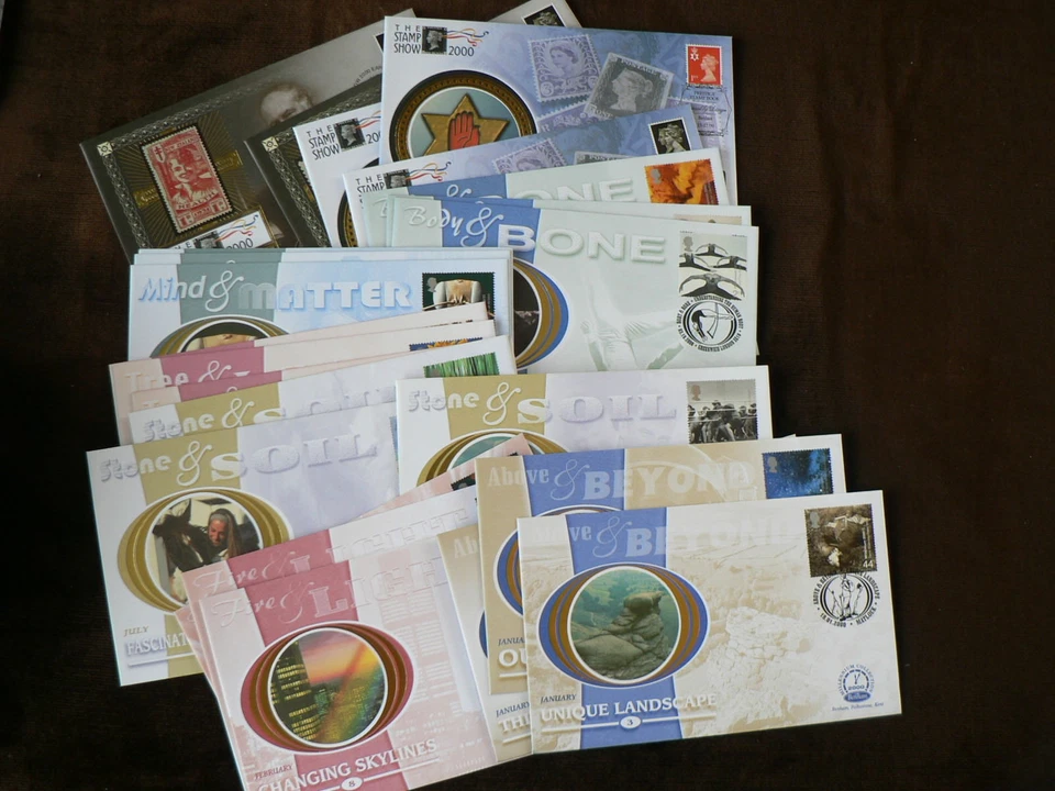 Benham Silk First Day Covers, 2000 Millennium Collection, Sold Individually,  - Image 1 of 1