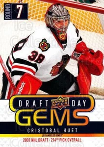 2009-10 Upper Deck Draft Day Gems #19 Cristobal Huet - Picture 1 of 1