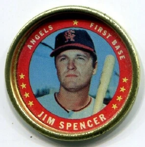 Moneda Topps 1971 #4 Jim Spencer California Angels - Imagen 1 de 2