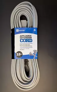 Heavy Duty Appliance Extension Cord, 14 AWG - 3 Prong Grounded Flat Plug (15 Ft) - Picture 1 of 6