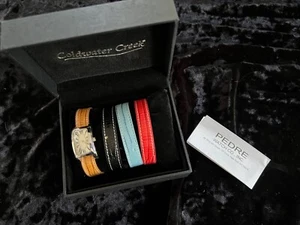 Coldwater Creek Uhrenset - vier austauschbare Bänder - Neu im Karton - Bild 1 von 4