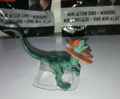 DILOPHOSAURUS JURASSIC WORLD MINI FIGURA DINOSAURIO DE ACCIÓN BOLSA SELLADA NUEVO  Foto 1 de 3