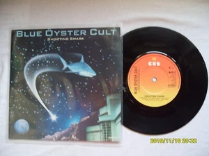 BLUE OYSTER CULT SHOOTING SHARKS CBS RECORDS UK 7"VINYL SINGLE in PICTURE SLEEVE - Picture 1 of 2