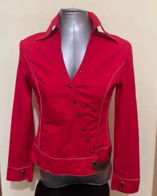 De'Lizza Exclusive Cotton Red Jacket Size:S - Image 1 of 3