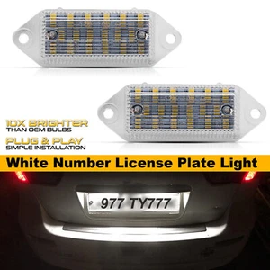 18-SMD LED License Plate Tail Light Lamp For Mitsubishi Lancer 2003 2004-2017 - Picture 1 of 9