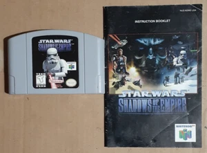 Star Wars Sombras del Imperio (64, 1996) En muy buen estado probado original auténtico - Imagen 1 de 2