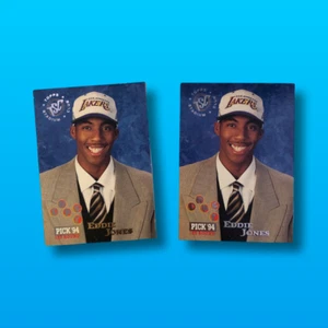 2x Eddie Jones LA Lakers Rookie 1994 Topps Stadium Club #180 - Picture 1 of 1