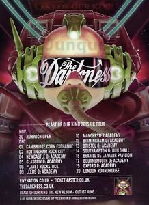 2015 The Darkness Concert Tour Promotional PRINT AD Wall Decor Idea (1314)