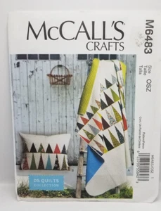 UNCUT! Sham and Quilt Sewing Pattern by McCall's Crafts (M6483) - Picture 1 of 2