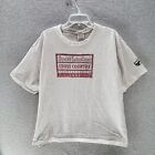 VINTAGE Adidas Men T-Shirt XL Gray Foot Locker Cross Country Championships 1996