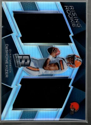 A7993- 2017 Panini Spectra Rising Rookie Materials #3 DeShone Kizer Jersey /199 - Image 1 of 2