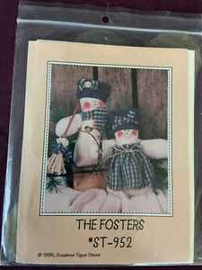 "The Fosters" 2 Cute Snow People 6" Tall - Imagen 1 de 2