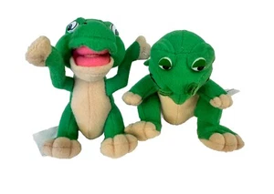 2 Das Land vor unserer Zeit 3 Zoll grüner Dinosaurier Plüsch Universal Studios Kids Of America - Bild 1 von 21