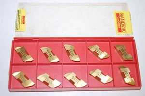 (10) NIB Sandvik Coromant TLG-3047L 1015 Carbide Inserts - Picture 1 of 3
