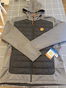 Clemson Tigers Columbia Collegiate Out-shield Hybrid Hoodie Men’s L - Picture 1 of 5