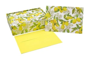 Tarjetas de notas de diseñador - Limones de Amalfi - Imagen 1 de 3