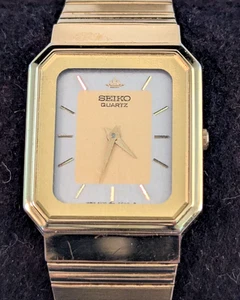 Vintage Seiko Herren Damenuhr 5Y30-5A80 goldfarben neue Batterie - funktioniert - Bild 1 von 10
