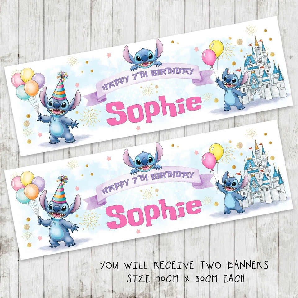 Banner de aniversário personalizado ponto x 2 decoração de festa infantil - Imagem 1 de 1