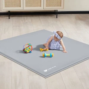 Baby Playpen Mat, Self-Inflating Play Mat for Babies and Toddlers, Roll Up & ... - Picture 1 of 7