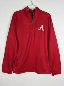 University Of Alabama Crimson Tide Quarter Zip Red Pullover L - Bild 1 von 8