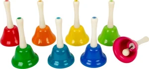 Small Foot 11693 Hand Bells Set, Set of 8, Toy for Early Education, Wooden Music - Picture 1 of 6