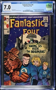 Fantastic Four #45 - Marvel Comics 1965 CGC 7.0 1ª aparición de Lockjaw + el - Imagen 1 de 2