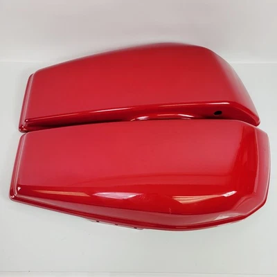 Harley-Davidson Street Glide 2025 OEM Whiskey Firestorm tapas de alforja nueva despegue Foto 1 de 4