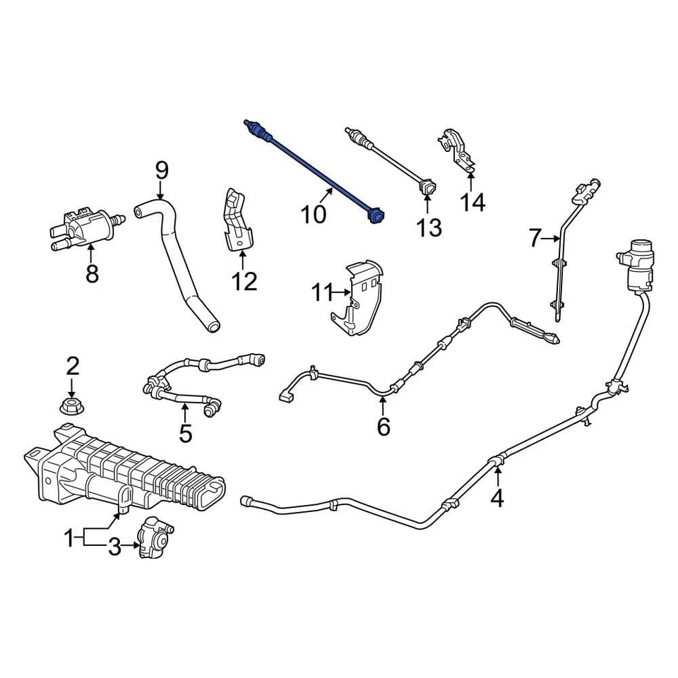 For Ram ProMaster City 2021-2022 Ram 68492338AA Front Oxygen Sensor Foto 1 de 1