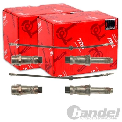 2X TRW Flexibles de Frein Avant des Deux Côtés Pour Mercedes-Benz Viano Vito - Photo 1/4