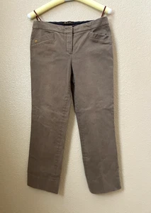 Loro Piana Cropped Pants Women's Size EUR 44 or US Size 8 Cotton Made in Italy - Picture 1 of 7