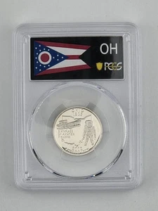 2002 S 25C Ohio Silver Statehood Quarter PCGS PR69 DCAM Proof Ultra Cameo - Picture 1 of 2