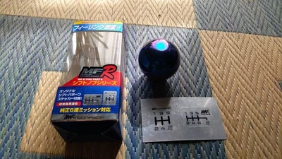 Moon Face Titanium Shift Knob Blue M10×1.25 Heavy Rare for Hiace Escudo JAPAN - Изображение 1 из 4