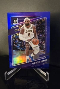 LEBRON JAMES 🔥 SP 2021-22 Panini Donruss Optic Purple Prizm Color Match No. 41 - Picture 1 of 2
