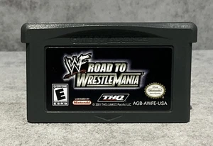 WWF Road to Wrestle Mania Nintendo Game Boy Advance GBA 2001 Authentic - Picture 1 of 3