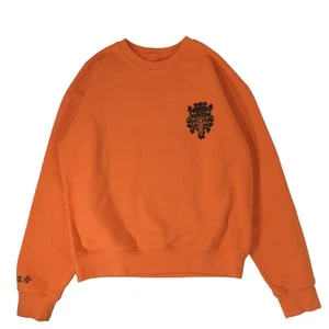 Sudadera Chrome Hearts Vine Dagger Cuello Redondo Naranja Doméstico Regular M A1 - Imagen 1 de 9