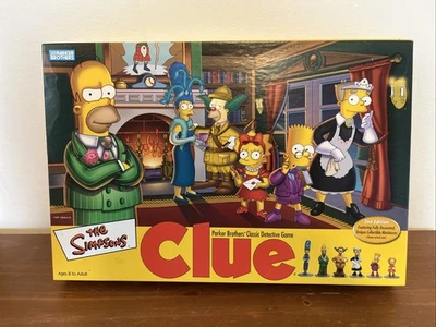 THE SIMPSONS Clue Board Game 2nd Edition 2002 Parker Brothers-NEW SEALED - Image 1 of 4