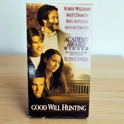 Good Will Hunting 1997 Matt Damon Gus Van Sant VHS Tape - Image 1 of 3