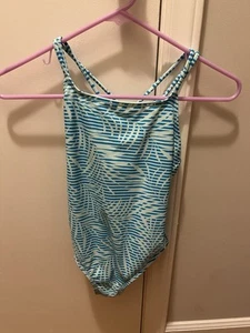 Athleta Girls One Piece Swimsuit Bathing Suit Size 8-10 Medium - Picture 1 of 1