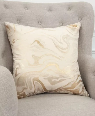 Rizzy Home Abstract Foil Print Decorative Pillow 20x20 MSRP $98 - Image 1 of 4
