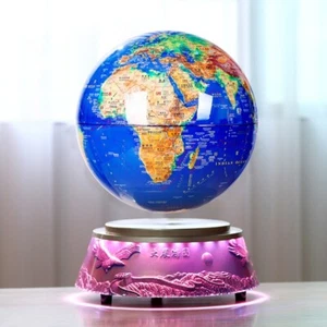 Magnetschweben 12 Zoll Globus Leuchtende Atmosphäre Zimmer Schlafzimmer Ornament - Bild 1 von 22