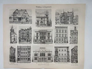 Deux Vieux Panneaux - Thème Wohnhäusser De 1895 (BE-2) - Imagen 1 de 1
