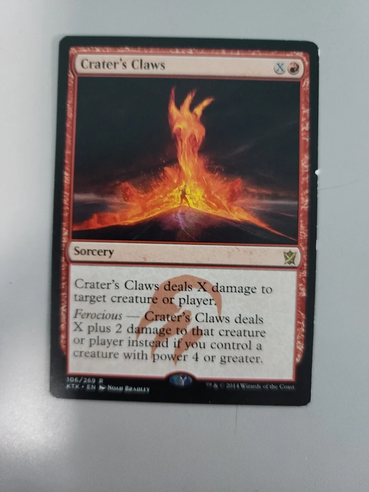 MTG Crater's Claws Khans of Tarkir 106/269 Regular Rare - Image 1 of 1