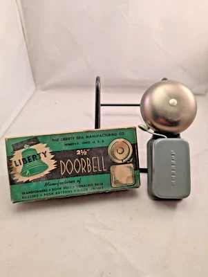 De Colección Liberty Bell 2.5” Transformador o Batería Puerta Timbre No. Nuevo de Lote Antiguo 2002 Foto 1 de 4