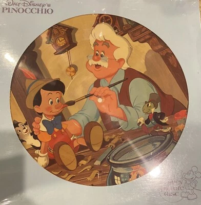 华特迪士尼匹诺曹唱片图片光盘原声带LP 1980乙烯-全新专辑 — 第 1/2 张图片