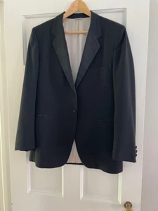 Givenchy Gentleman Paris Tuxedo Jacket Mens Black Formal 1 Button KH Tailoring - Picture 1 of 22