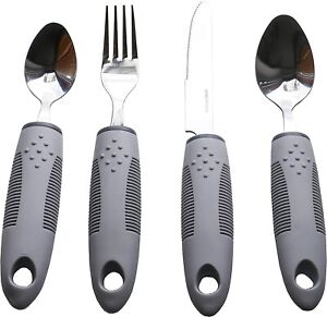 Weighted Cutlery Set Easy Grip Elderly Disabled Parkinsons Care Comfort iMedic