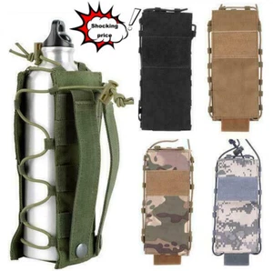 1000D Tactical Molle Water Bottle Pouch Bag Kettle Holder Carrier Camping Hiking - Picture 1 of 17