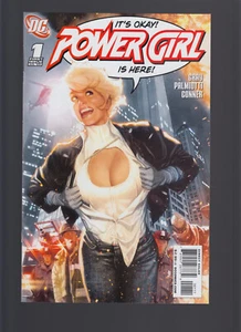 Power Girl (vII) #1A (Adam Hughes Variant, Gray, Palmiotti, Connor) NM 2009 - Bild 1 von 2